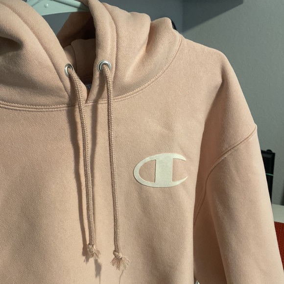 Champion pink cropped hoodie - Picture 2 of 11